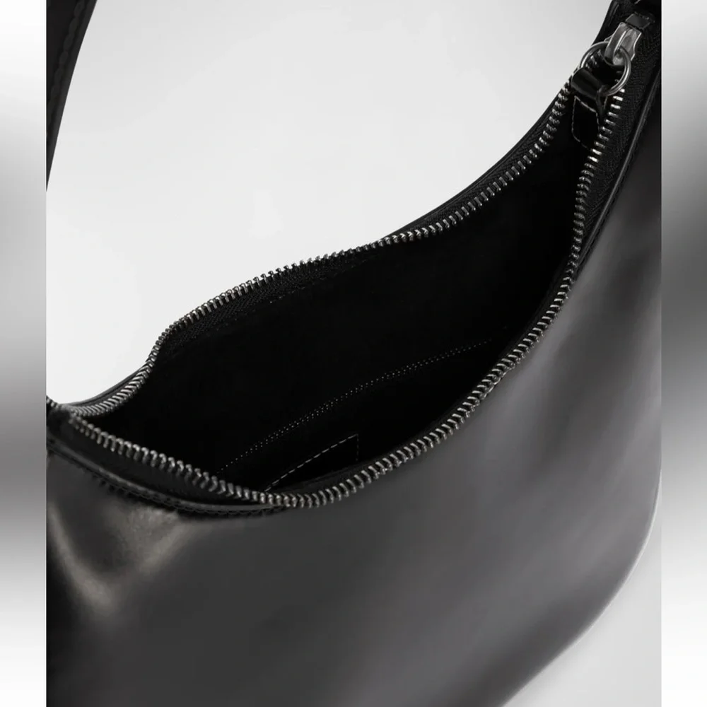 Staud Alec Zip Leather Shoulder Bag - Picture 3 of 10